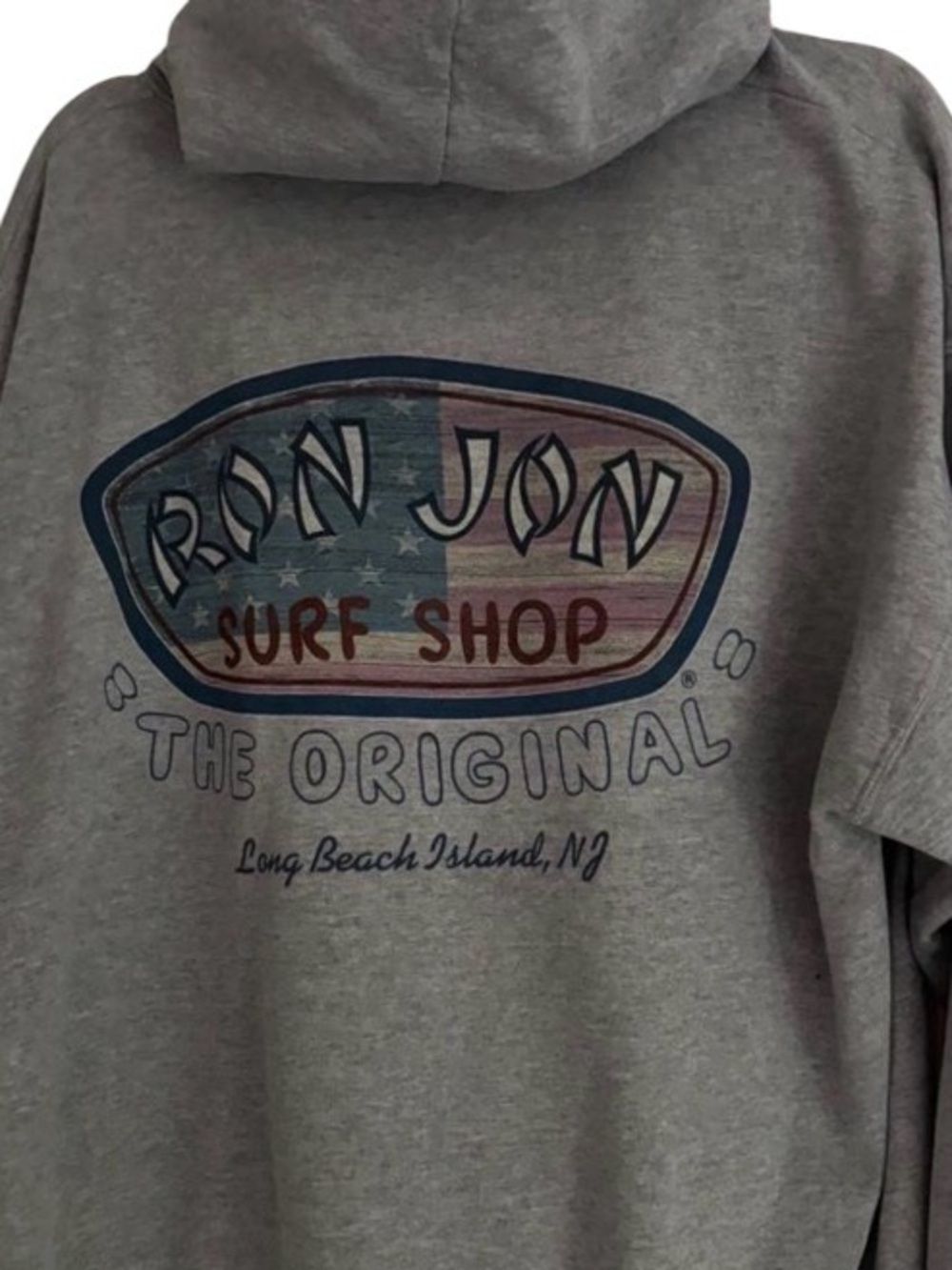 Ron Jon Surf Shop Hoodie Sweatshirt Long Beach Island NJ XXL Gray - Picture 3 of 3